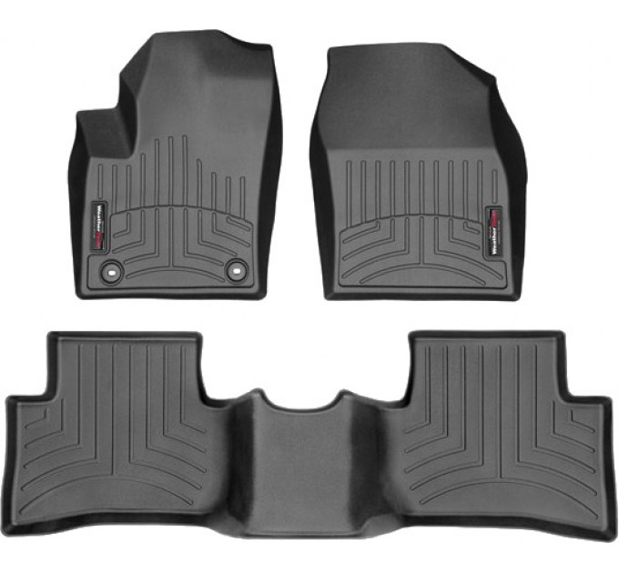 Коврики Weathertech Black для Toyota CH-R (gasoline)(mkI)(AWD) 2017→, ціна: 10 641 грн.