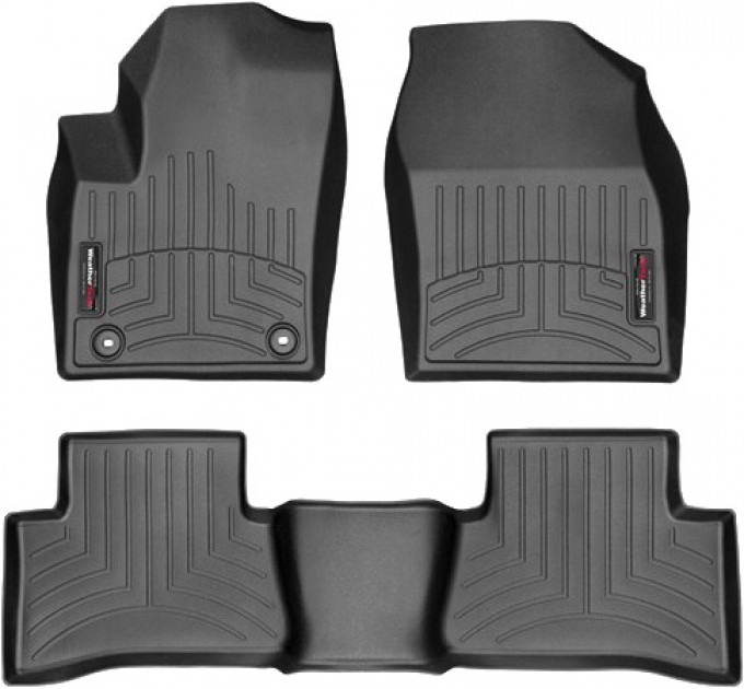 Коврики Weathertech Black для Toyota CH-R (gasoline)(mkI)(2WD) 2017→, ціна: 10 641 грн.