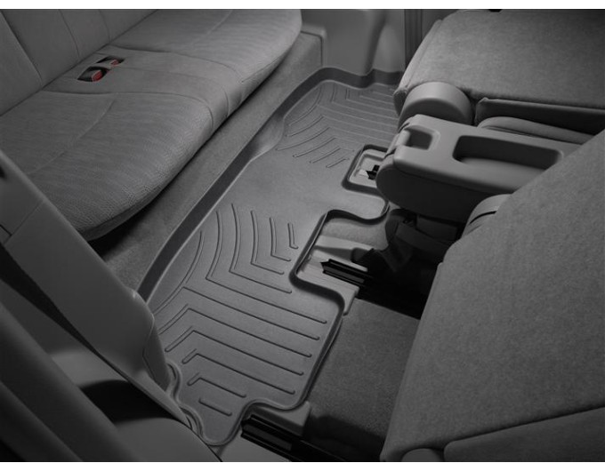 Коврики WeatherTech Black для Toyota Highlander (mkII)(3 row) 2008-2013, цена: 4 017 грн.