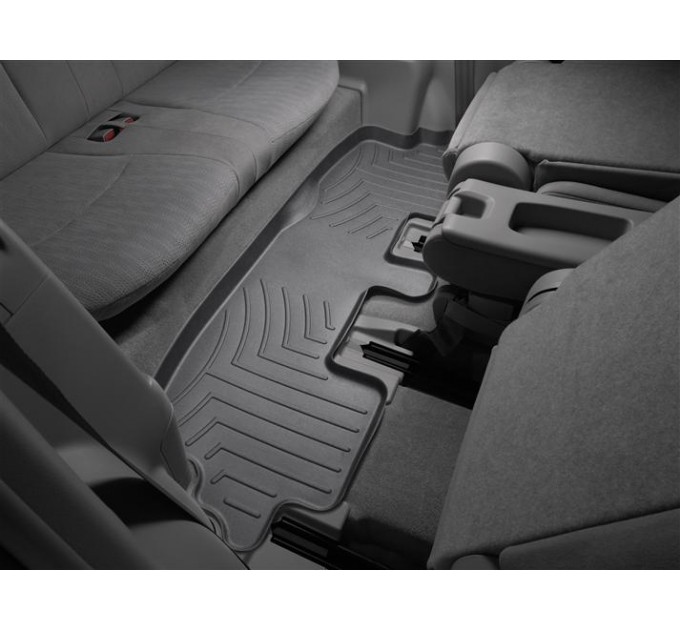 Коврики WeatherTech Black для Toyota Highlander (mkII)(3 row) 2008-2013, ціна: 3 683 грн.