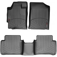 Коврики Weathertech Black для Nissan Altima (sedan)(mkIV)(1 fixing) 2007-2012