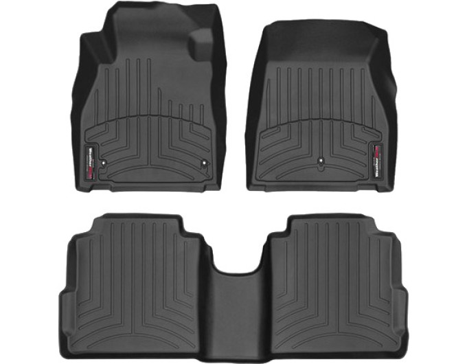 Коврики WeatherTech Black для Nissan Kicks (mkI) 2018→, цена: 11 709 грн.