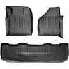 Коврики Weathertech Black для Ford Super Duty (double cab)(mkII)(no 4x4 shifter)(1 row - 2pcs.) 2008-2010 automatic, ціна: 10 641 грн.