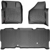 Коврики WeatherTech Black для Ford Super Duty (mkII)(extended cab)(no 4x4 shifter)(1 row - 2pcs.) 2008-2010 automatic, цена: 10 849 грн.