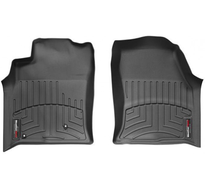 Коврики Weathertech Black для Toyota Land Cruiser Prado (J120); Lexus GX (mkI)(with rear entertainment system)(1 row) 2002-2009, ціна: 6 144 грн.