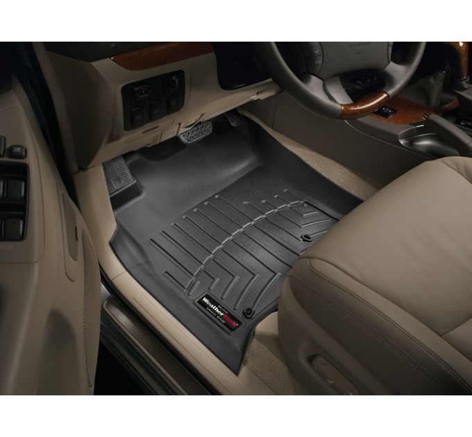 Коврики Weathertech Black для Toyota Land Cruiser Prado (J120); Lexus GX (mkI)(with rear entertainment system) 2002-2009, ціна: 10 849 грн.