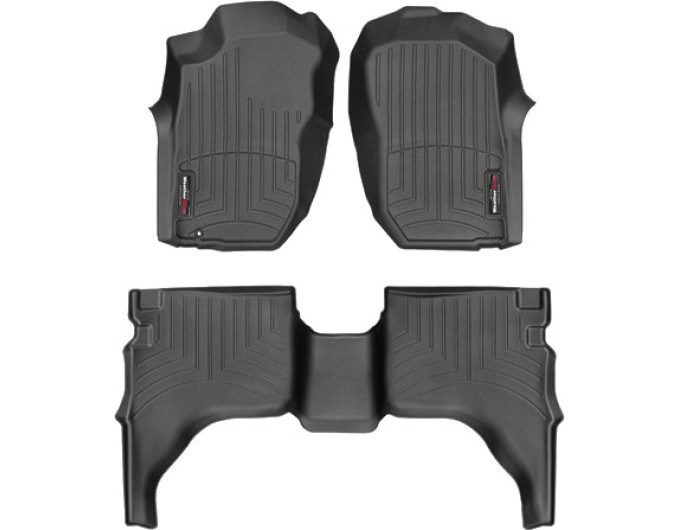 Коврики WeatherTech Black для Toyota Tacoma (mkI)(double cab) 2001-2004 automatic, цена: 11 488 грн.