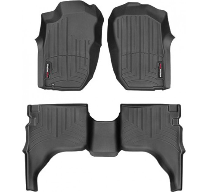 Коврики Weathertech Black для Toyota Tacoma (double cab)(mkI) 2001-2004 automatic, ціна: 10 641 грн.