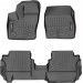 Коврики WeatherTech Black для Ford Grand Tourneo Connect (mkII)(2 row bench seats)(vinyl flooring with fixing)(1-2 row) 2014→, цена: 11 500 грн.