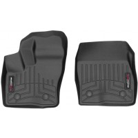 Коврики Weathertech Black для Ford Tourneo Connect (mkII)(vinyl flooring with fixing)(1 row) 2014→