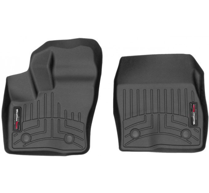 Коврики Weathertech Black для Ford Tourneo Connect (mkII)(vinyl flooring with fixing)(1 row) 2014→, ціна: 6 144 грн.