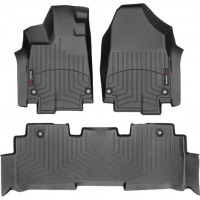 Коврики WeatherTech Black для Honda Odyssey (mkV)(RL6)(1-2 row) 2018→