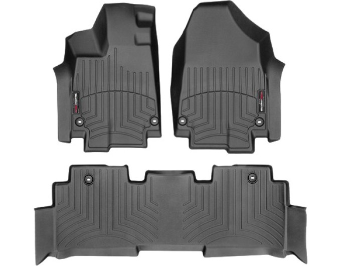 Коврики Weathertech Black для Honda Odyssey (mkV)(RL6)(1-2 row) 2018→, ціна: 11 488 грн.