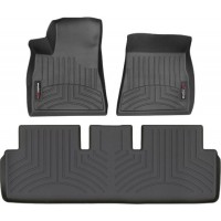 Коврики Weathertech Black для Tesla Model 3 (mkI) 2017-11/2020