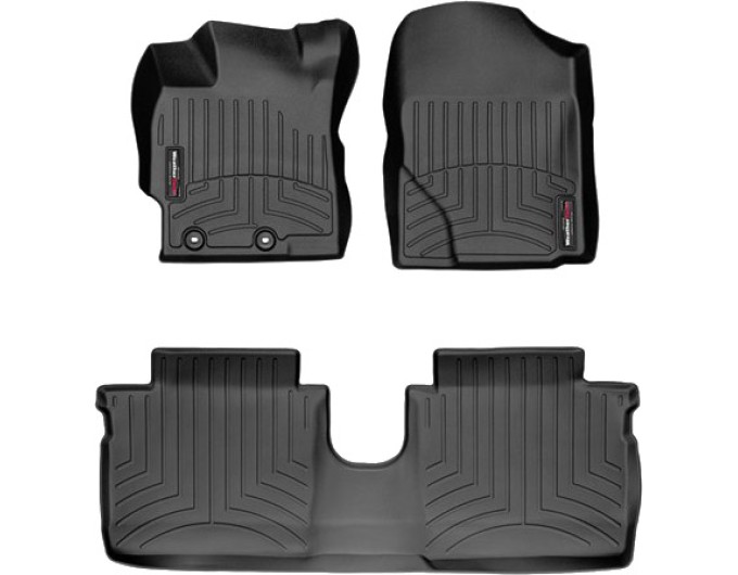 Коврики WeatherTech Black для Toyota Yaris (mkIII) 2011-2014 manual, цена: 11 603 грн.