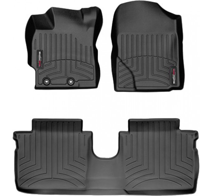 Коврики WeatherTech Black для Toyota Yaris (mkIII) 2011-2014 manual, цена: 10 641 грн.