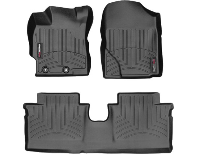 Коврики WeatherTech Black для Toyota Yaris (mkIII) 2015-2020 manual, цена: 11 603 грн.