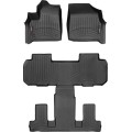Коврики Weathertech Black для Chevrolet Traverse (mkII)(1-2-3 row)(2 row bucket seat) 2018→, ціна: 13 472 грн.