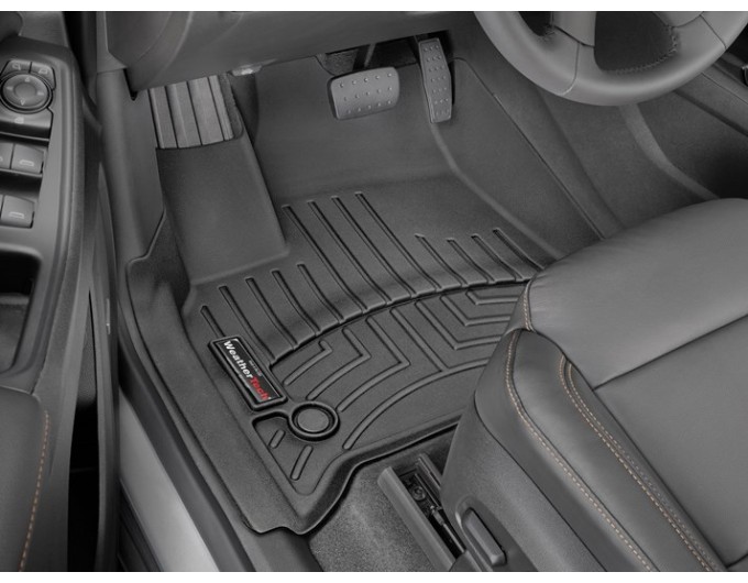 Коврики Weathertech Black для Chevrolet Traverse (mkII)(1-2-3 row)(2 row bucket seat) 2018→, ціна: 13 472 грн.