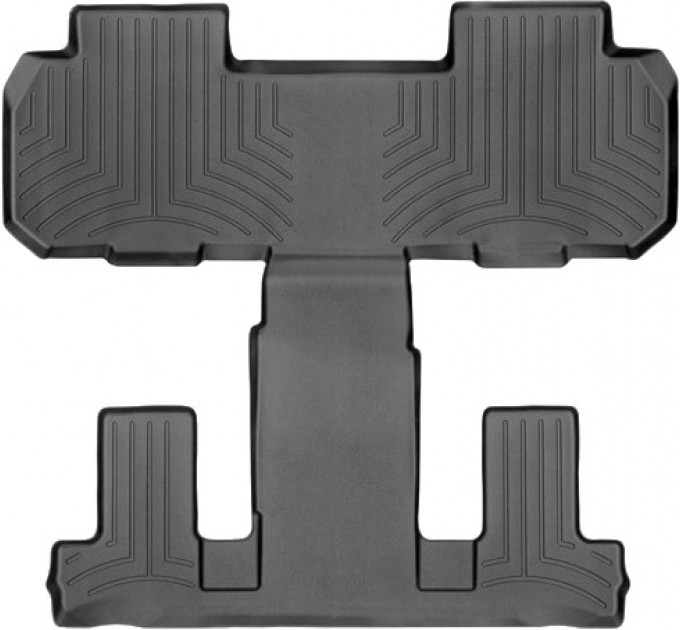 Коврики WeatherTech Black для Chevrolet Traverse (mkII)(2 row bucket seat)(2-3 row); Buick Enclave (mkII)(2-3 row) 2018→, цена: 6 343 грн.