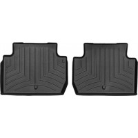 Коврики WeatherTech Black для Kia Stinger (mkI)(2 row) 2018→