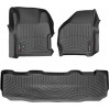 Коврики WeatherTech Black для Ford Super Duty (mkI)(double cab)(with 4x4 shifter)(no console on 2 row)(no PTO kit) 1999-2007 automatic, цена: 10 641 грн.