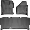 Коврики WeatherTech Black для Ford Super Duty (mkII)(extended cab)(with 4x4 shifter) 2008-2010 automatic, цена: 11 709 грн.