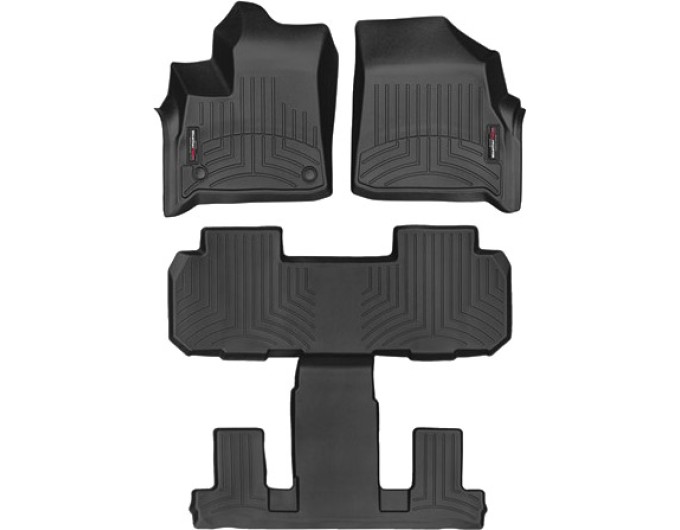Коврики WeatherTech Black для Buick Enclave (mkII)(1-2-3 row) 2018→, цена: 13 472 грн.