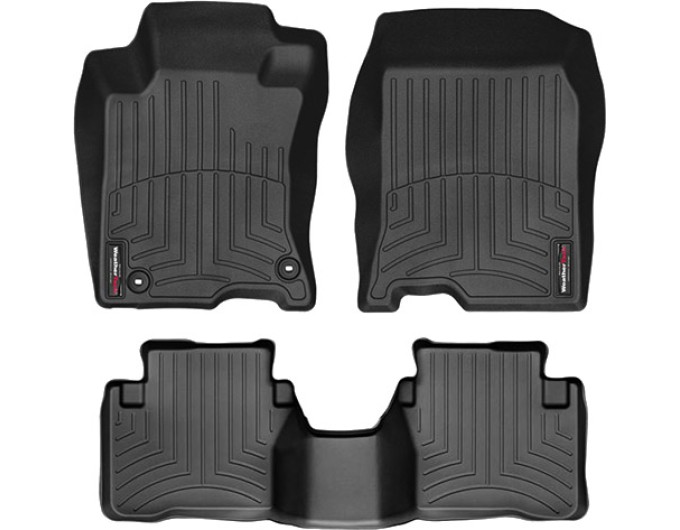 Коврики Weathertech Black для Honda Crosstour (mkI)(2WD)(4 twist fixings) 2010-2015, ціна: 11 488 грн.