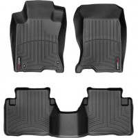 Коврики Weathertech Black для Honda Crosstour (mkI)(AWD)(2 fixing hooks) 2010-2015