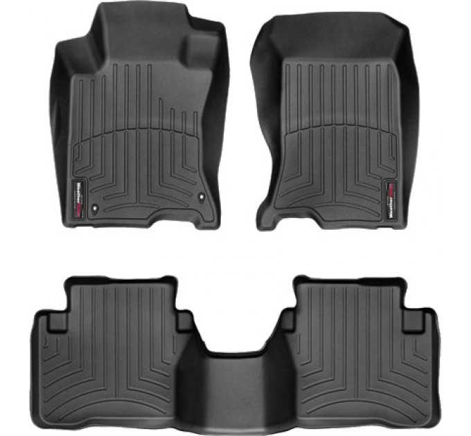 Коврики Weathertech Black для Honda Crosstour (mkI)(AWD)(2 fixing hooks) 2010-2015, ціна: 10 641 грн.