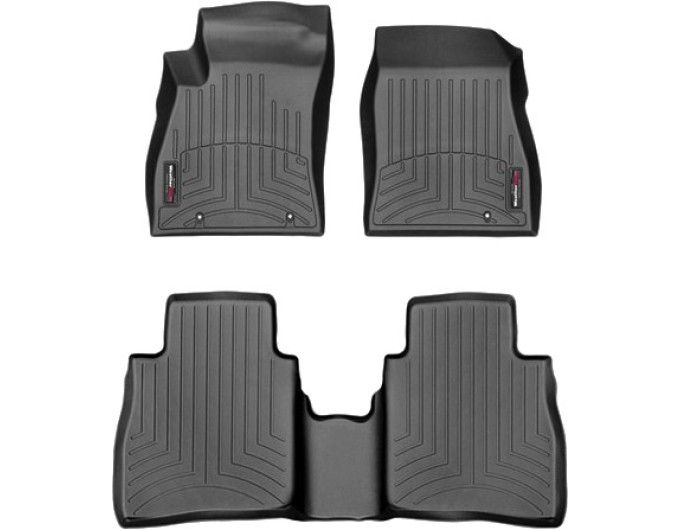 Коврики WeatherTech Black для Nissan Sentra (B17)(3 fixing hooks) 2017→, цена: 11 709 грн.