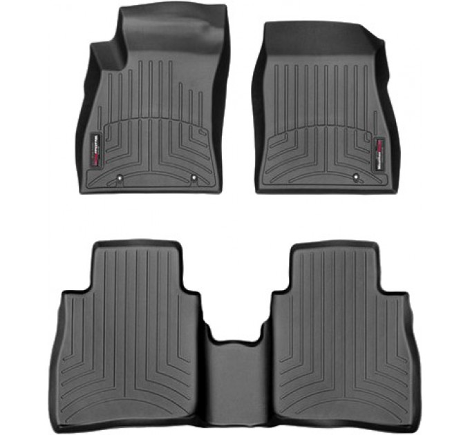 Коврики Weathertech Black для Nissan Sentra (B17)(3 fixing hooks) 2017→, ціна: 10 849 грн.