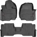 Коврики Weathertech Black для Lincoln Navigator / Navigator L (mkIV)(1-2 row)(2 row bucket with console) 2018→, ціна: 10 849 грн.