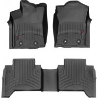 Коврики WeatherTech Black для Toyota Tacoma (mkIII)(double cab) 2018→ automatic