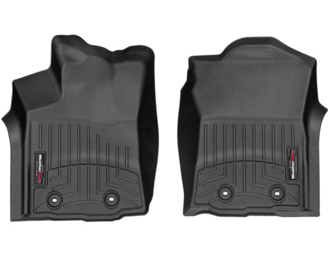 Коврики WeatherTech Black для Toyota Tacoma (mkIII)(extended & double cab)(1 row) 2018→ automatic, цена: 6 692 грн.