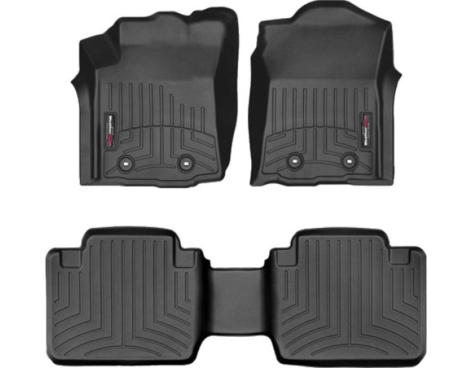 Коврики WeatherTech Black для Toyota Tacoma (mkIII)(extended cab) 2018→ manual, цена: 11 488 грн.