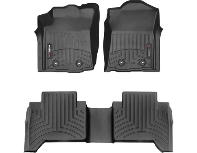 Коврики WeatherTech Black для Toyota Tacoma (mkIII)(double cab) 2018→ manual, цена: 11 488 грн.