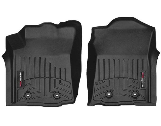 Коврики WeatherTech Black для Toyota Tacoma (mkIII)(extended & double cab)(1 row) 2018→ manual, цена: 6 692 грн.