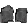 Коврики WeatherTech Black для Chevrolet Silverado (mkII)(extended & double cab)(with 4x4 shifter)(1 row) 2007-2014, цена: 6 692 грн.