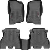 Коврики Weathertech Black для Jeep Wrangler Unlimited (JL) 2019→