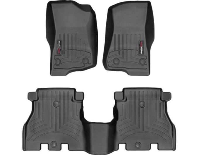 Коврики Weathertech Black для Jeep Wrangler Unlimited (JL) 2019→, ціна: 11 488 грн.