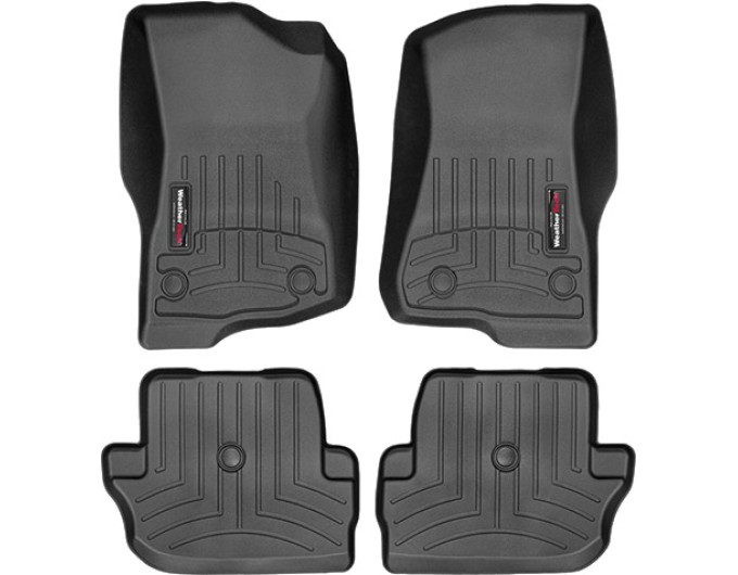 Коврики Weathertech Black для Jeep Wrangler (JL) 2019→, ціна: 11 488 грн.