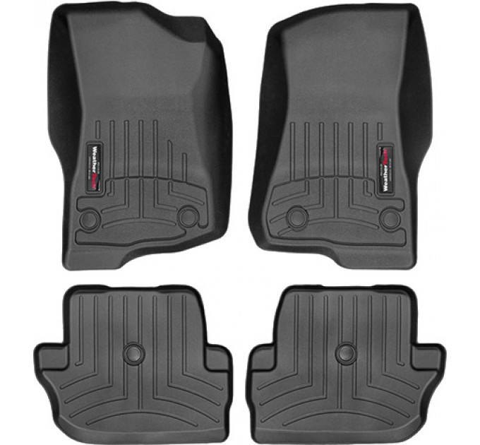 Коврики Weathertech Black для Jeep Wrangler (JL) 2019→, ціна: 10 641 грн.