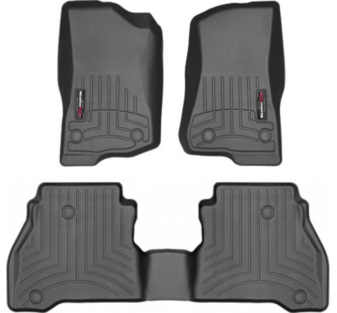 Коврики Weathertech Black для Jeep Gladiator (mkI) 2020→, ціна: 10 641 грн.