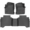 Коврики WeatherTech Black для Toyota Hilux (mkVIII)(with heating vents under 1 row) 2015→, цена: 10 641 грн.