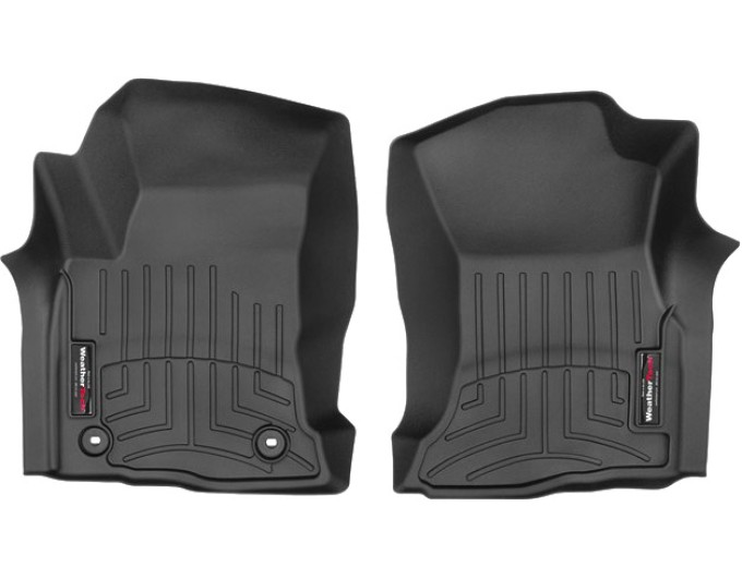 Коврики WeatherTech Black для Toyota Hilux (mkVIII)(with heating vents under 1 row)(1 row) 2015→, цена: 6 692 грн.