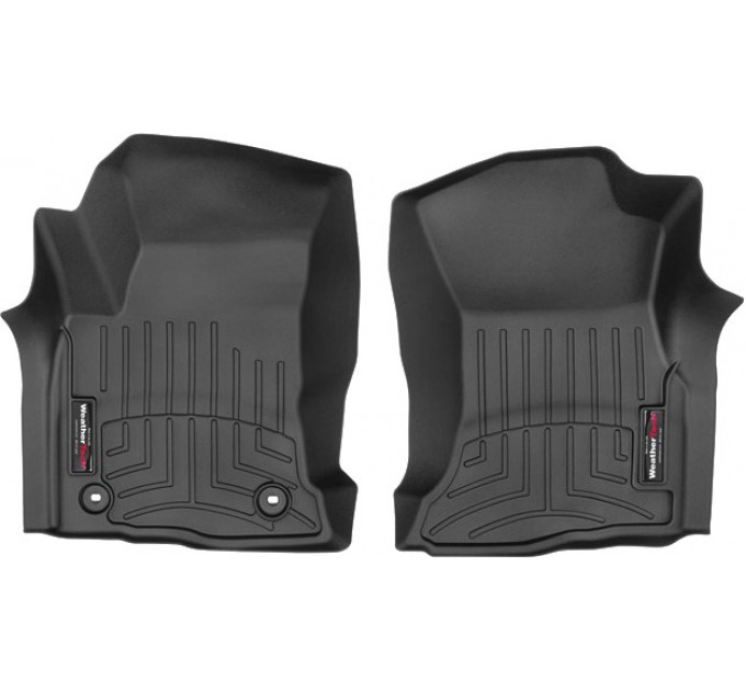 Коврики WeatherTech Black для Toyota Hilux (mkVIII)(with heating vents under 1 row)(1 row) 2015→, цена: 6 144 грн.