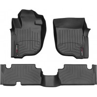 Коврики WeatherTech Black для Mitsubishi Mitsubishi L200 (mkV); Fiat Fullback (mkI)(extended cab)(2 row) 2016→