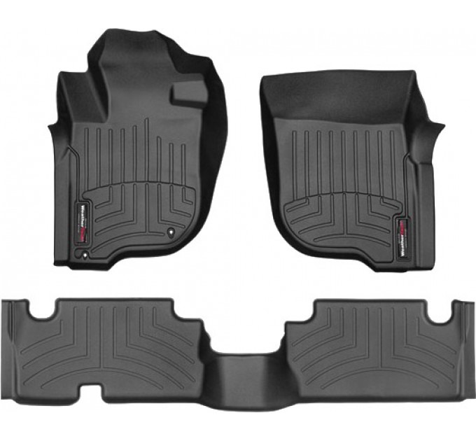 Коврики WeatherTech Black для Mitsubishi Mitsubishi L200 (mkV); Fiat Fullback (mkI)(extended cab)(2 row) 2016→, цена: 10 641 грн.